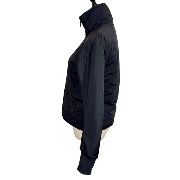 Lululemon Forever Warm Jacket Reversible Quilted Bomber Jacket in Black W4AKNS - Picture 5 of 11